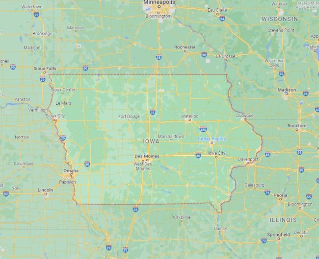 Iowa Administrative Regions
