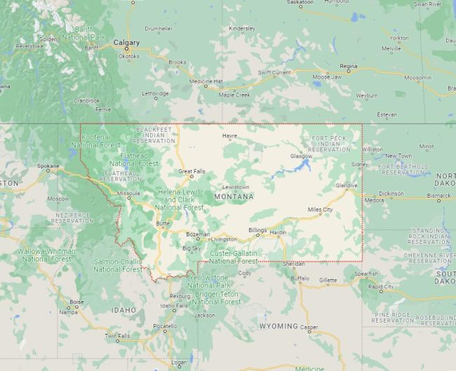 Montana Administrative Regions