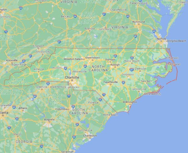 North Carolina Administrative Regions