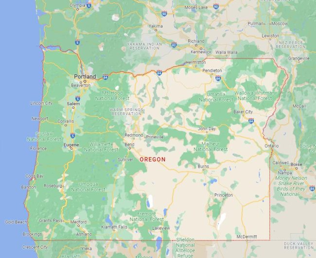 Oregon Administrative Regions
